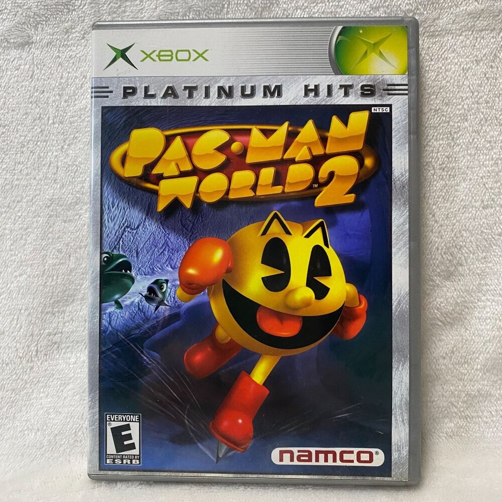 Pac-Man World 2Platinum Hits (Microsoft Xbox, 2002) CIB Tested